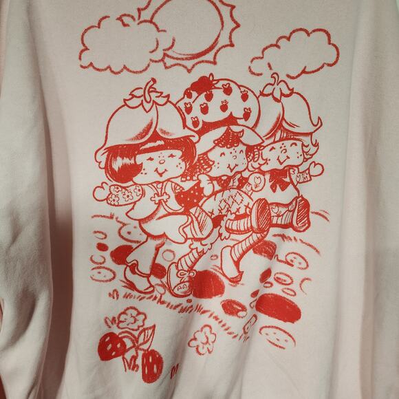 Strawberry shortcake pink sweatshirt size medium women's - Picture 4 of 6